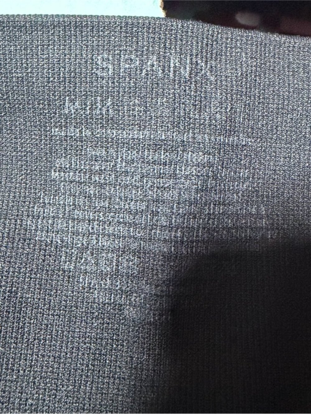 SPANX Black High Waisted Seamless Cotton Blend Leggings Women’s Medium - Picture 5 of 5